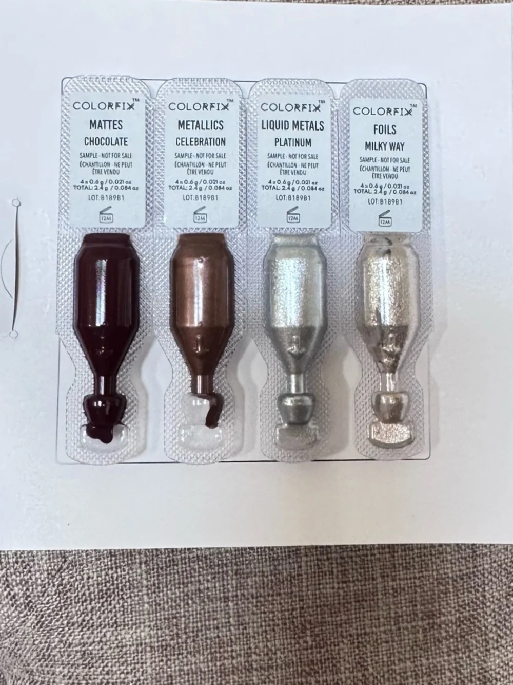 Danessa Myricks Beauty Colorfix Cream Color Set Metallics, Liquid Metals, Foils